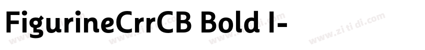 FigurineCrrCB Bold I字体转换